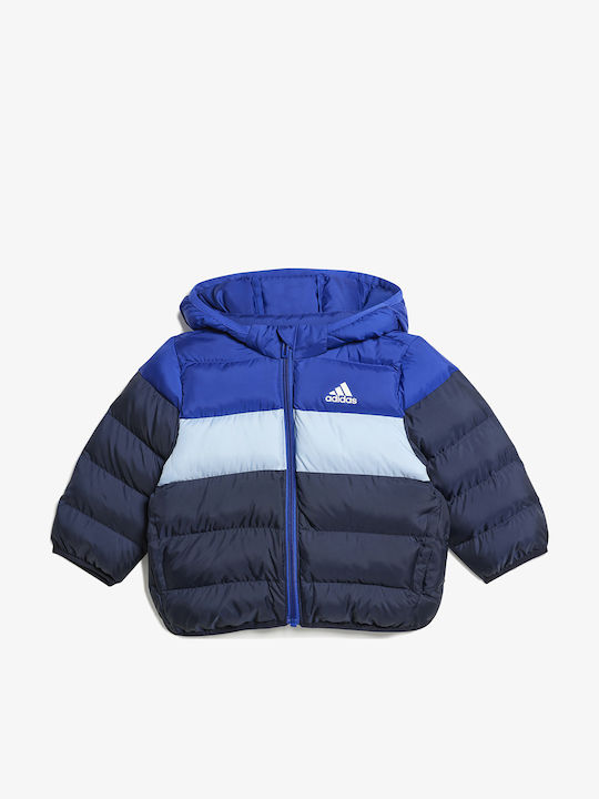 adidas Kids Sports Jacket Blue
