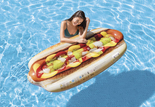 Intex Hotdog Mat Φουσκωτό Στρώμα Θαλάσσης με Χειρολαβές 180cm