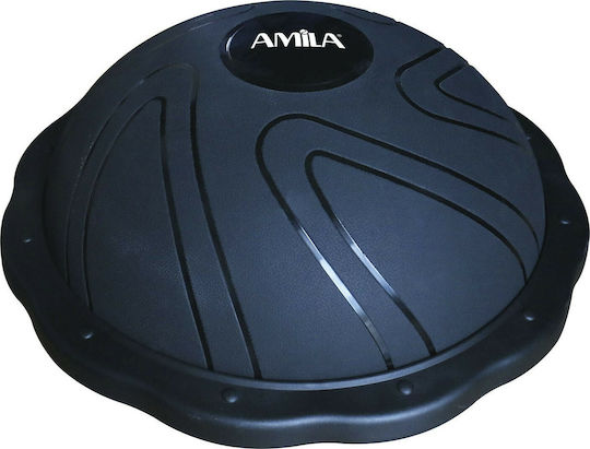 AMILA Balance Ball Black 61.5x61.5x20cm with Diameter 60cm