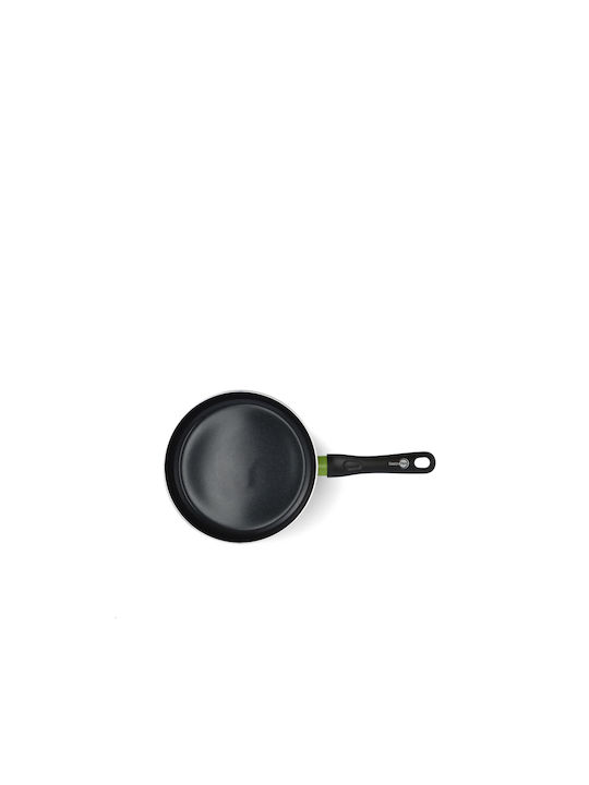 Green Pan Pan With Lid made of Aluminum Black 24cm