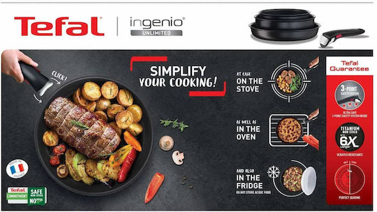 Tefal Ingenio Unlimited Pan aus Aluminium mit Antihaftbeschichtung 24cm