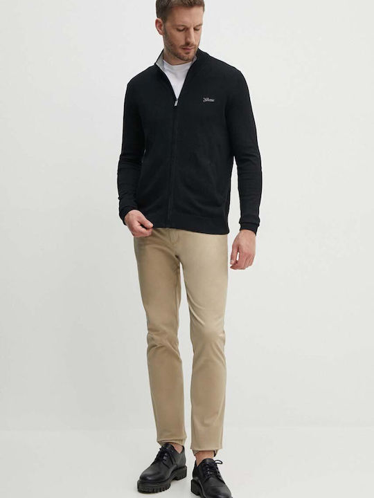 Men's Knitted Cardigan Black