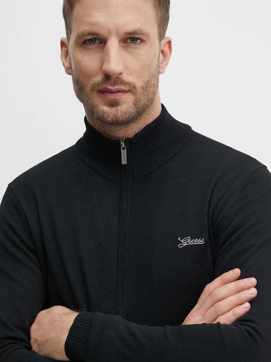 Men's Knitted Cardigan Black