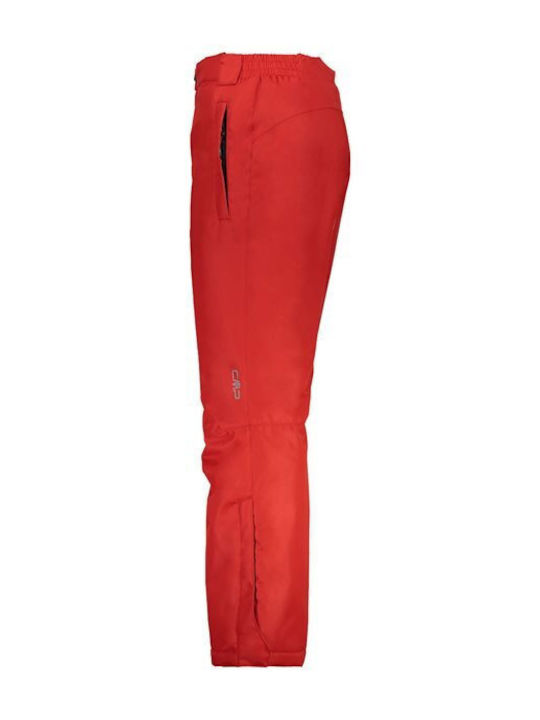 CMP 3W15994-C649 Kids Dungarees for Ski & Snowboard Red