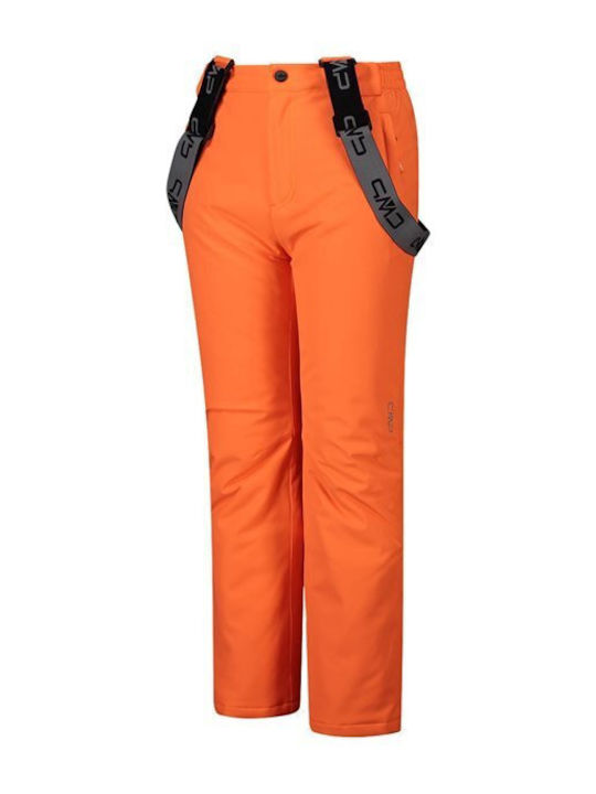 CMP 3W15994-C649 Kids Dungarees for Ski & Snowboard Red