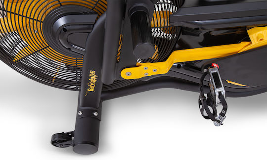AMILA ReNegaDe Air Bike Upright Exercise Bike with Air Resistance and Wheels