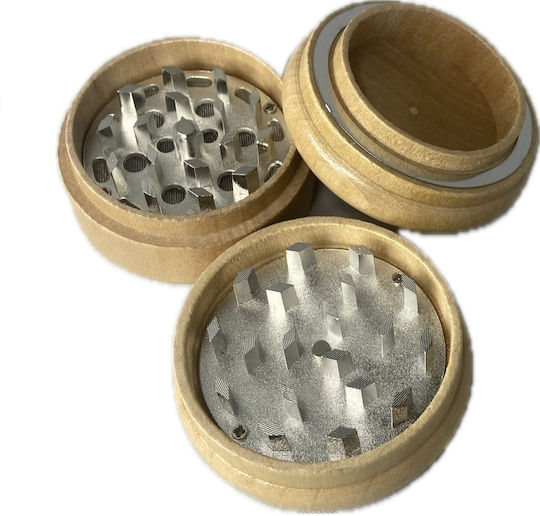 Grinder Bamboo 56x45mm 2-Piece