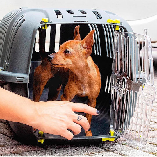 Orange_ferplast Jet 20 Transport Cage 37x57x33 Cm