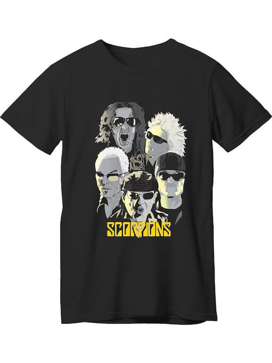 T-Shirt Mit Logo Scorpions Rock Avenue P0096210013 Schwarzes