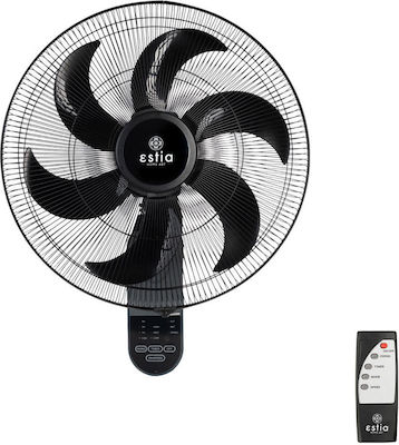 Estia Wandventilator 75W Durchmesser 45cm mit Fernbedienung