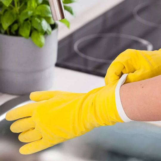 York Mănuși de Cuptor Latex Mediu Galbene 1buc