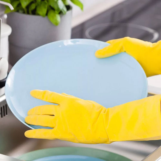 York Mănuși de Cuptor Latex Mediu Galbene 1buc