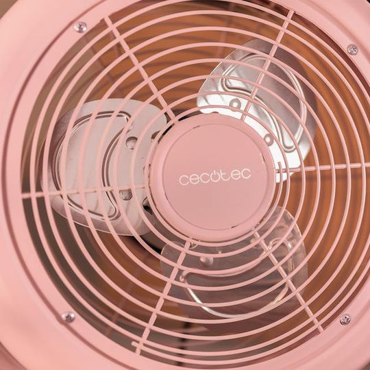 Cecotec Energysilence 250 Classicstyle Вентилатор Стоящ Вентилатор 25W Диаметър на Вентилатора 25cm Розов