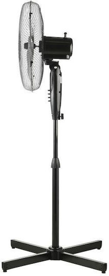 Estia Aeropulse Pedestal Fan 50W Fan Diameter 40cm Black