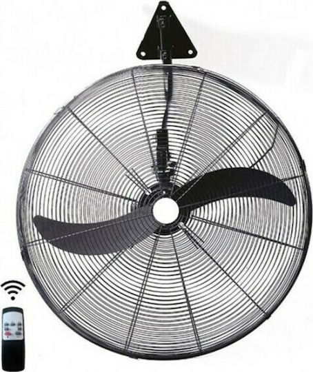 Mistral Plus Ανεμιστήρας Ορθοστάτης 130W Διαμέτρου 50cm Μαύρος