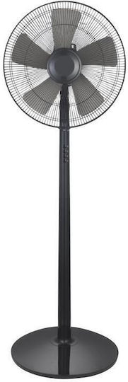 Estia Levanto Pedestal Fan 55W 40cm Diameter Black
