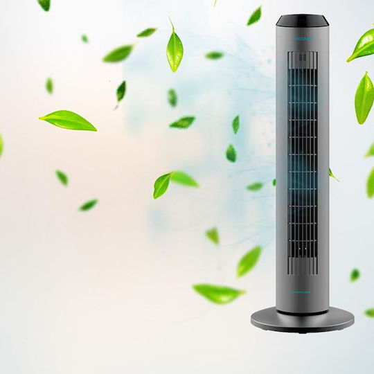 Cecotec EnergySilence 8190 Skyline Ionic Ventilator Turm 60W mit Fernbedienung Schwarze