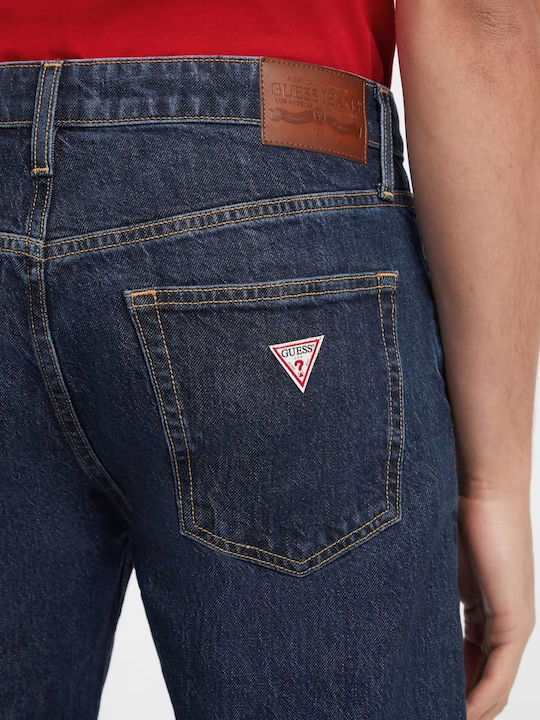 Men's Jeans Pants with Regular Straight Fit Blue