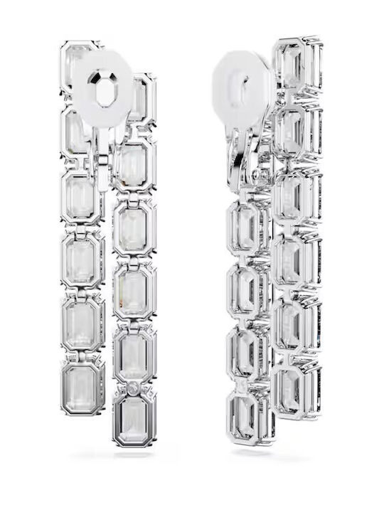 Swarovski Millenia Σετ Σκουλαρίκια Κρεμαστά με Clip με Πέτρες
