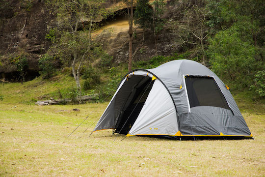 OZtrail Genesis 4V II Σκηνή Camping Igloo Γκρι 3 Εποχών για 4 Άτομα 360x220x180εκ.