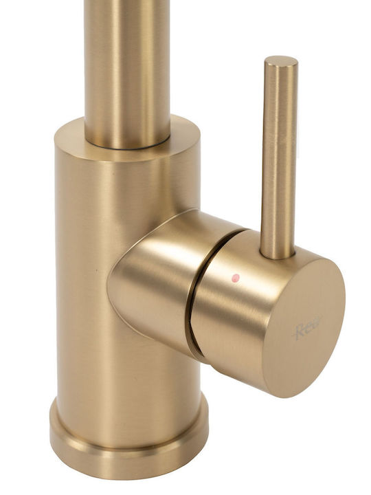 Rea Küchenarmatur Zähler Gold