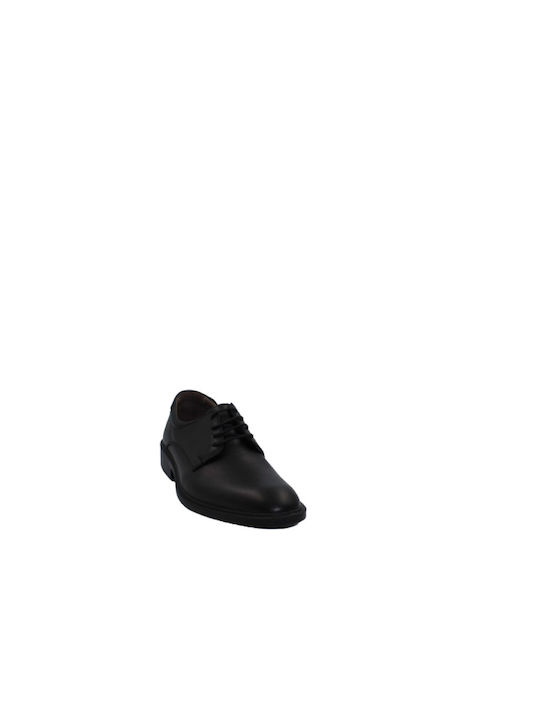 Boxer Men's Leather Dress Shoes Black