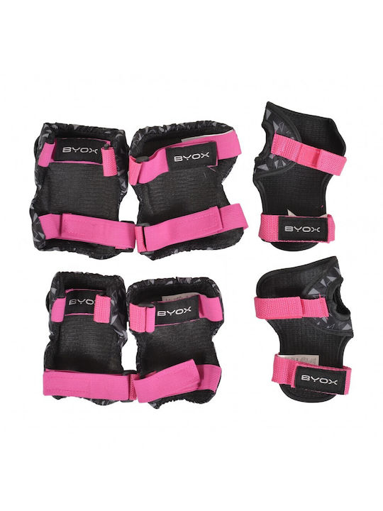 Kinder Schutzausrüstung Set Protektoren Dazzle Pink M 25-50kg 3800146228903 Moni-111525