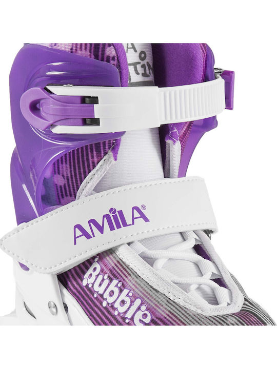 AMILA Inline Αυξομειούμενα Rollers Μωβ Ενηλίκων/Παιδικά