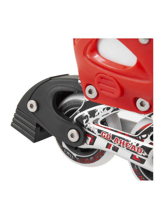 AMILA Inline Αυξομειούμενα Rollers Κόκκινα Παιδικά