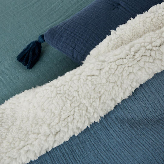 La Redoute Interieurs Armchair Throw 75x100cm Blue