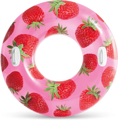 Intex Tropical Fruit Kids' Swim Ring with Handles and Diameter 170cm. from 9 Years Old (Assortment Designs/Colours)