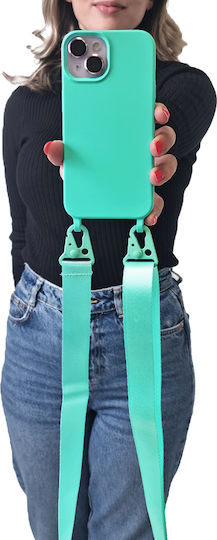 Sonique Strap Back Cover Silicone 0.5mm with Strap Light Blue (Redmi Note 11 Pro)