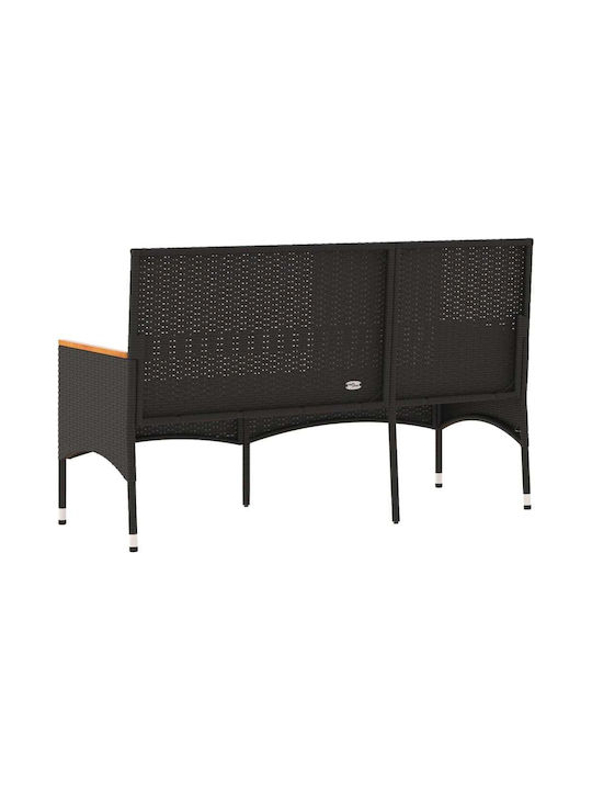 Baumsessel-Sofa Außenbereich Rattan mit Kissen 140x54x85cm