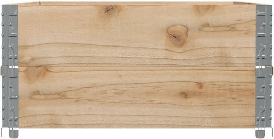 vidaXL Ζαρντινιέρα Ξύλινη Λευκή 120x80x41εκ.