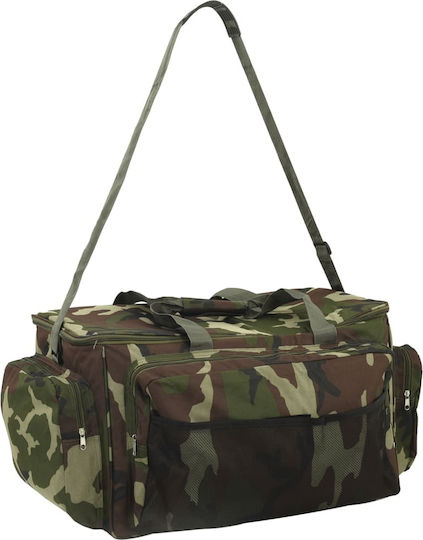 Waterproof Fishing Bag Green Camouflage Oxford Fabric Green 57 X 35 X 34 Cm