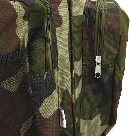 Waterproof Fishing Bag Green Camouflage Oxford Fabric Green 57 X 35 X 34 Cm