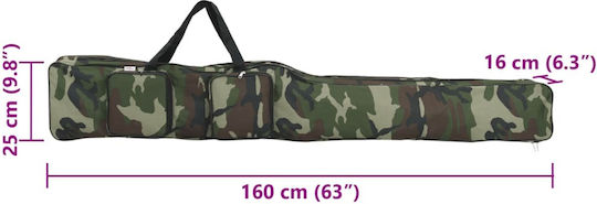 vidaXL Fishing Rod Case 1 Number Of Fishing Rod Cases & Tubes 1.6m