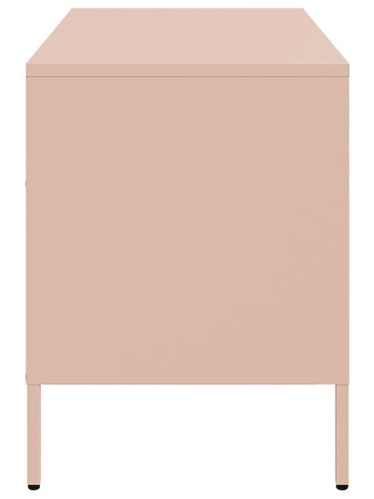 Έπιπλο Τηλεόρασης Μεταλλικό Ροζ Μ68xΠ39xΥ50.5cm