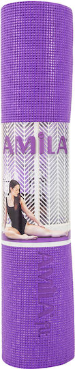 AMILA Exercise Mat Purple (173x61x0.6cm)