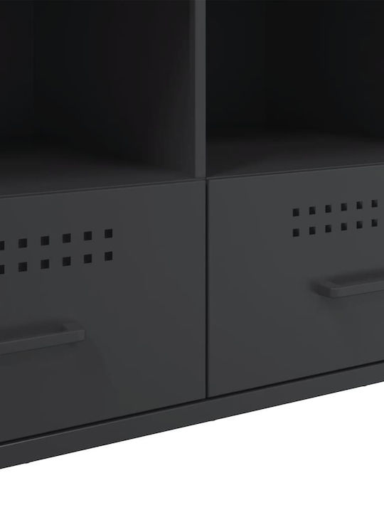 Έπιπλο Τηλεόρασης Μεταλλικό Μαύρο Μ100.5xΠ39xΥ50.5cm