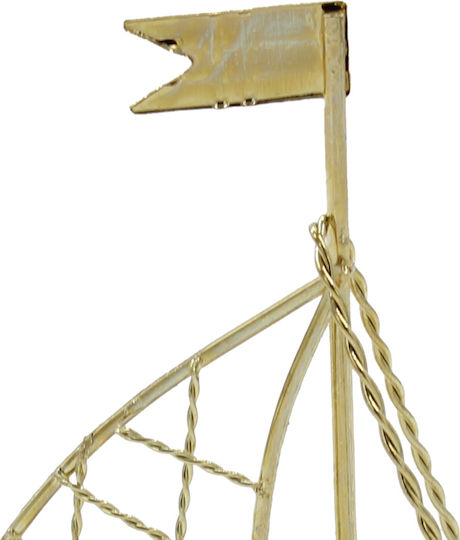 Keskor Decorativ de Spațiu Bărcuță din Metal 7x3.5x11cm 1buc Keskor Decorativ de Spațiu Bărcuță din Metal 7x3.5x11cm 1buc