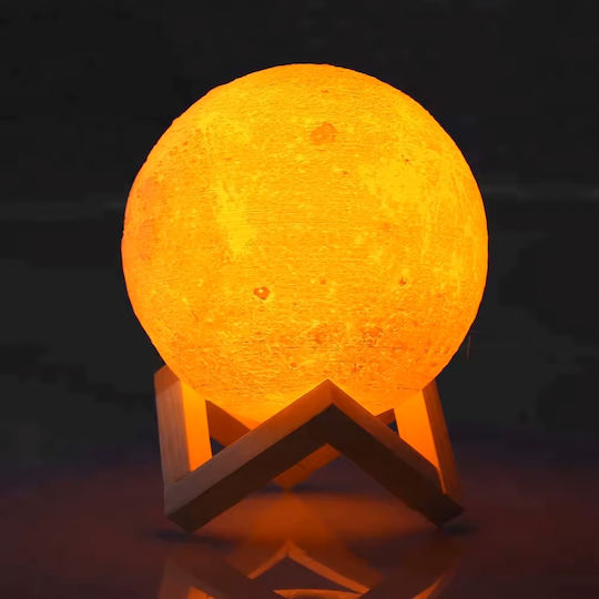 Keskor Διακοσμητικό Φωτιστικό Moon LED 12x12x15εκ.