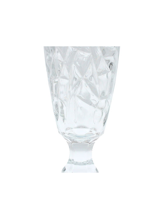 Keskor Set Gläser Champagner / Likör/Ouzo aus Glas Mit Stiel 170ml 6Stück