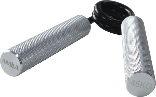 AMILA Crush Grippers Silver with Resistance up to 45kg Aluminum