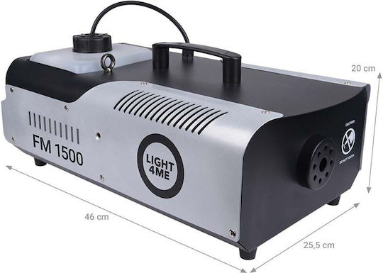 Light4me Μηχανή Καπνού 1500W με Ενσύρματο / Ασύρματο Χειριστήριο