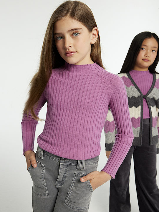 Mayoral Kids Sweater Long Sleeve Purple