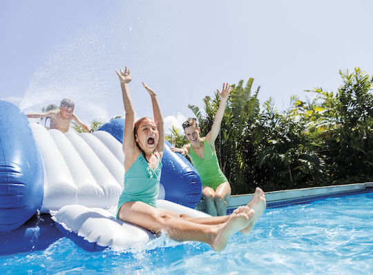 Intex Aufblasbarer Water Slide mit Rutsche für 6+ Jahre