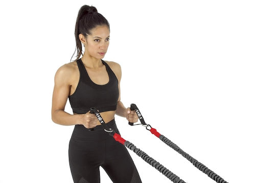 AMILA Resistance Band Gymtube Very Light Yellow 1.4m