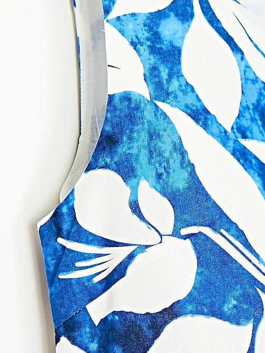 Rochie De Vară Albastru Deschis/Bleumarin