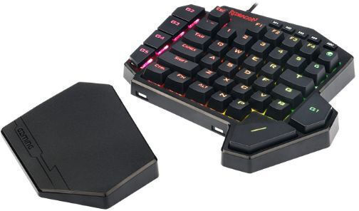 Redragon K585 Diti Fără fir Gaming Tastatură Mecanică Keypad cu Outemu Brown comutatoare și iluminare RGB (Engleză US)
